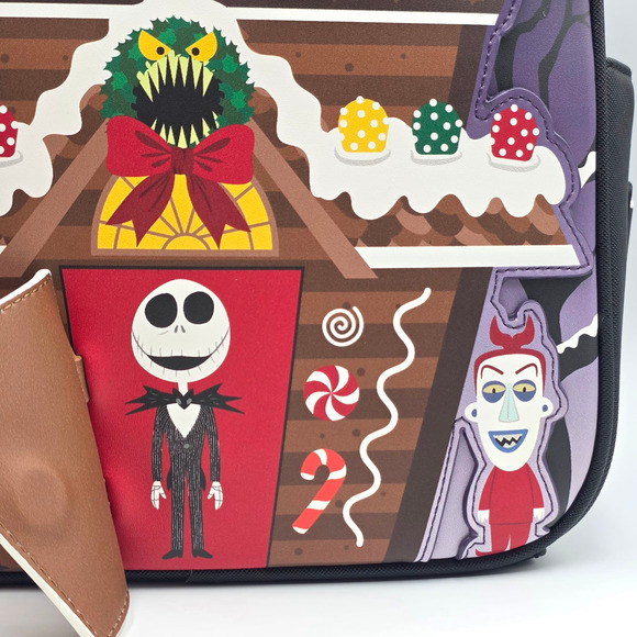 Loungefly Disney The Nightmare Before Christmas Gingerbread House Mini Backpack - Picture 6 of 6
